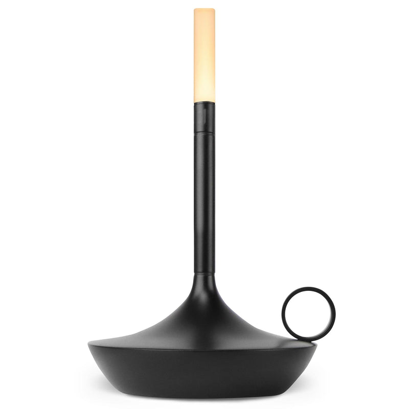 graypants - Wick LED Akkuleuchte | H 16,5 cm / schwarz