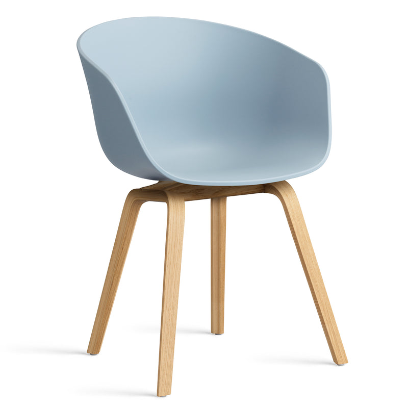 HAY - About A Chair AAC 22 | slate blau 2.0 / Eiche lackiert