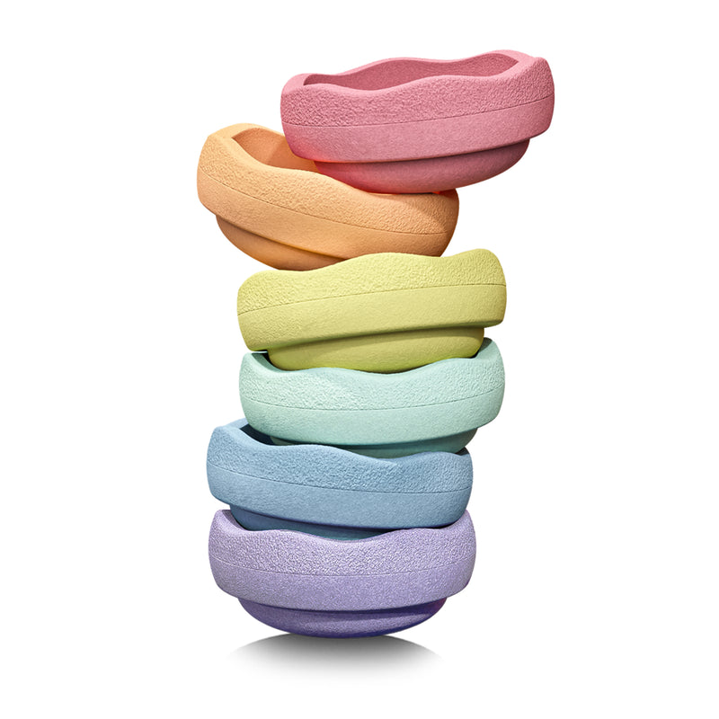 Stapelstein® - Original Set | 6er-Set / rainbow pastel