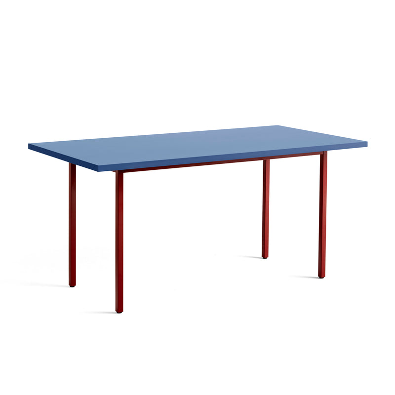 HAY - Two-Colour Esstisch | 160 x 82 cm / blau/maroon red