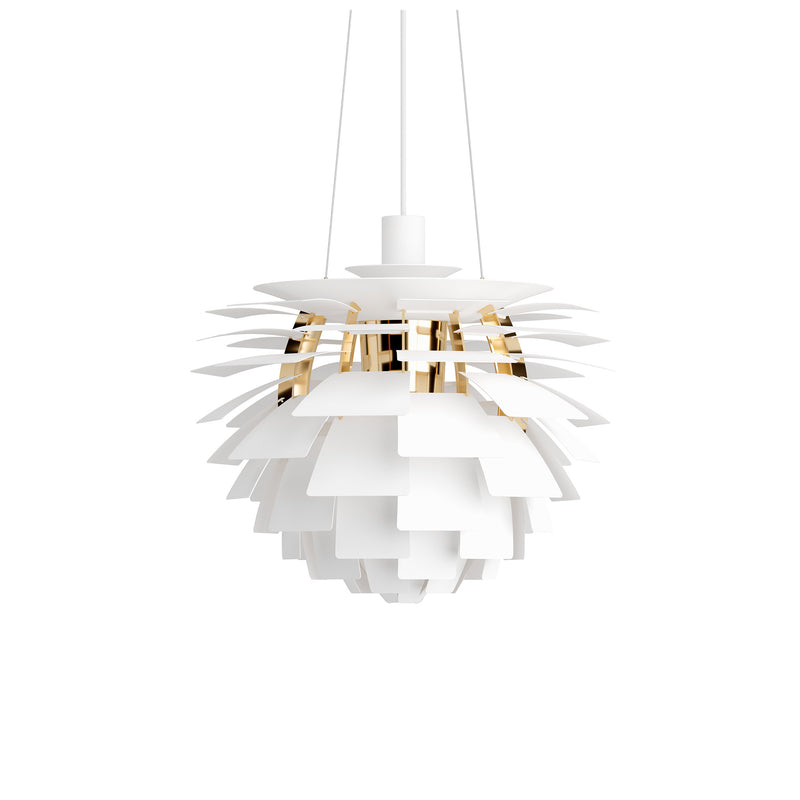 Louis Poulsen - PH Artichoke Pendelleuchte | Ø 48 cm / soft white/brass metallised
