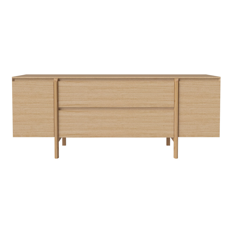 Bolia - Daia Sideboard | mit Schubladen / Eiche weiß pigmentiert / 180 cm
