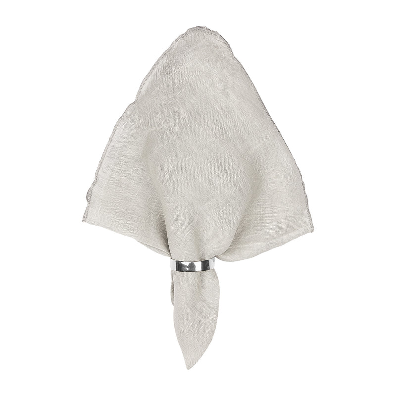 Broste Copenhagen - Gracie Serviette | hellgrau