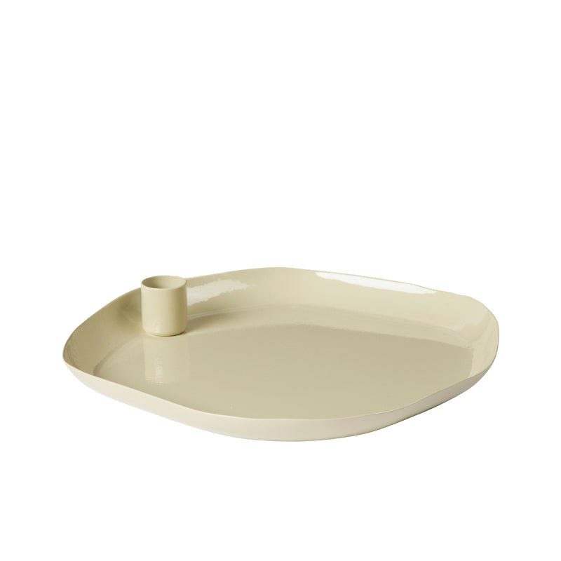 Broste Copenhagen - Mie Kerzentablett | 25 x 25 x 3 cm / castle beige