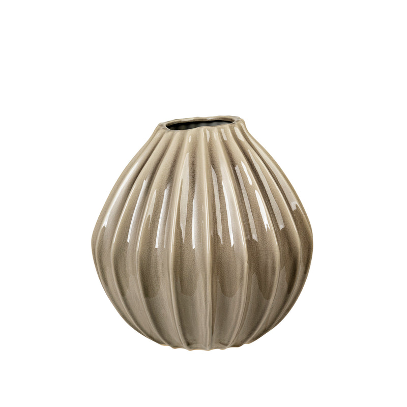 Broste Copenhagen - Wide Vase | Ø 30 x H 30 cm / rainy day