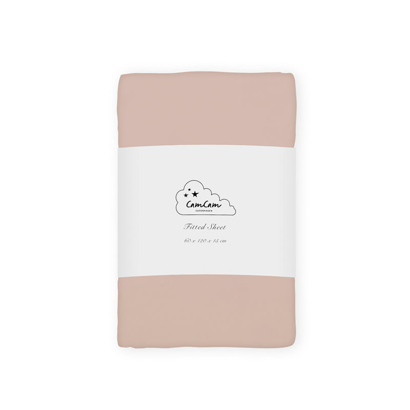 Cam Cam Copenhagen - Kinder-Spannbettlaken | 60 x 120 cm / dusty rose