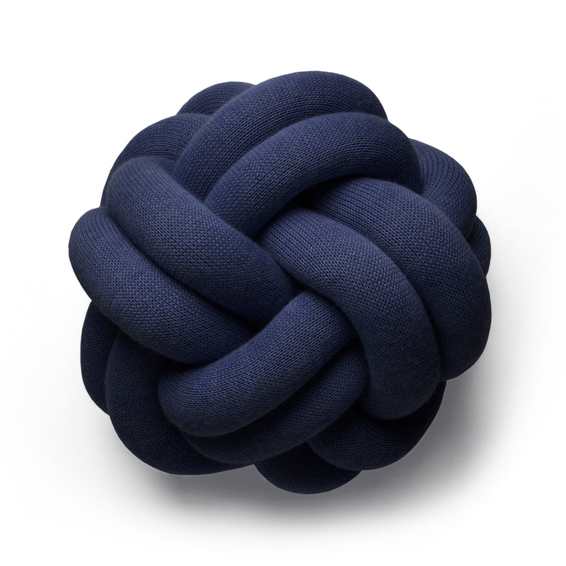 Design House Stockholm - Knot Kissen | dunkelblau