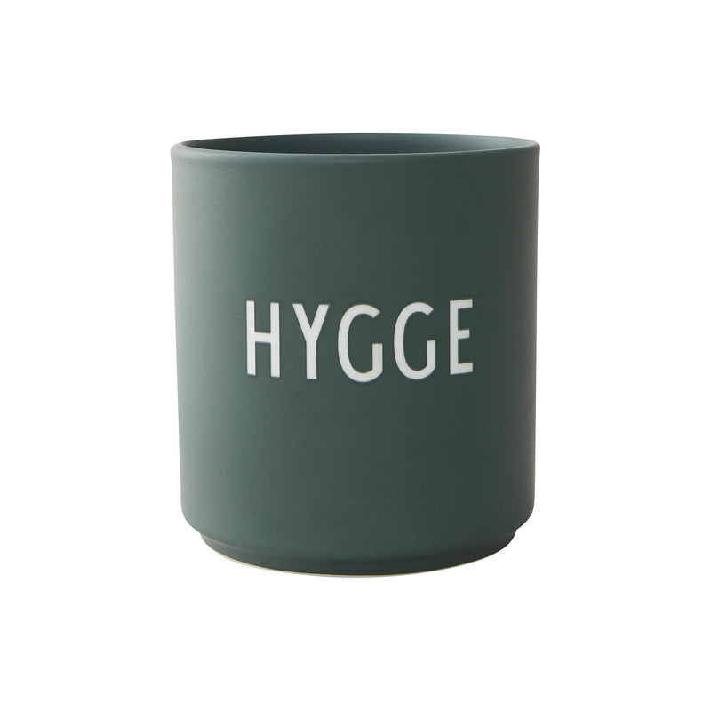 Design Letters - AJ Favourite Porzellan Becher | Hygge / dunkelgrün