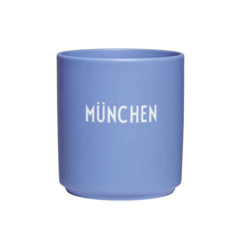 Design Letters - AJ Favourite Porzellan Becher | München / blau