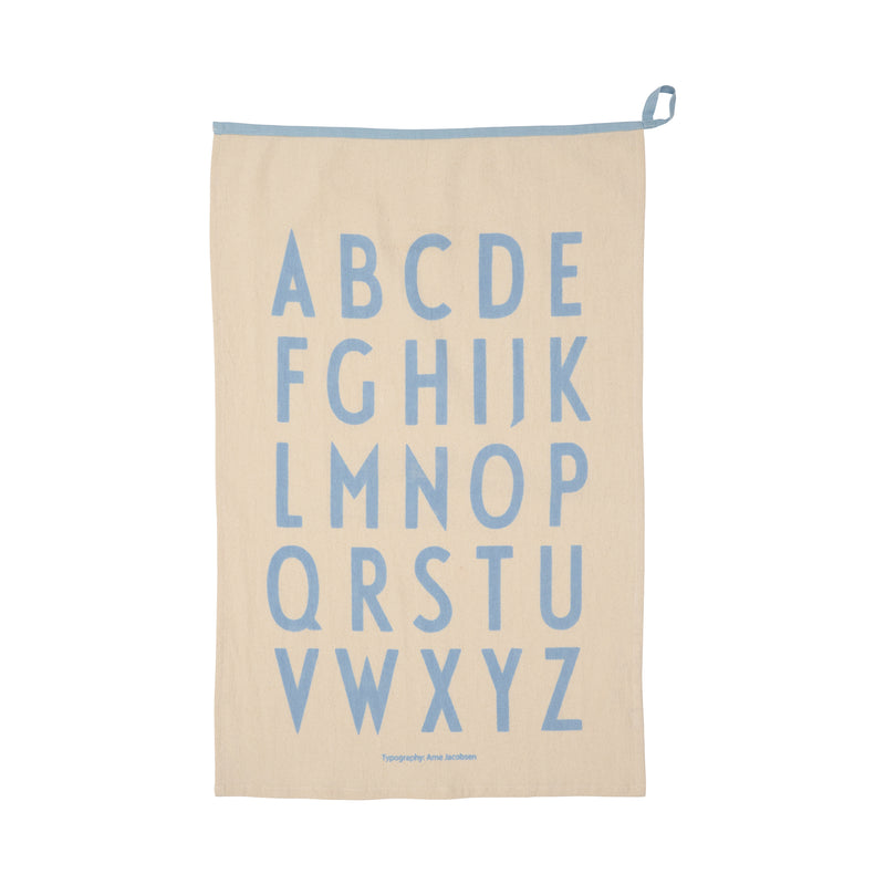 Design Letters - ABC Premium Classic Geschirrtuch | light blue