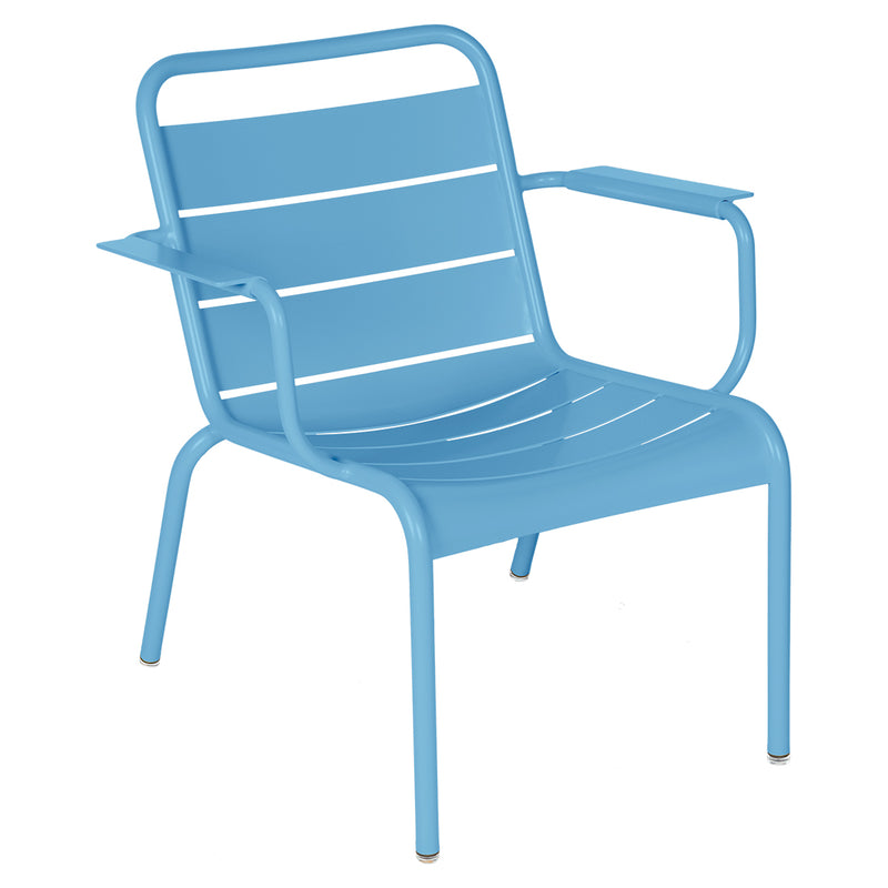 Fermob - Luxembourg Lounge-Sessel | maya-blau