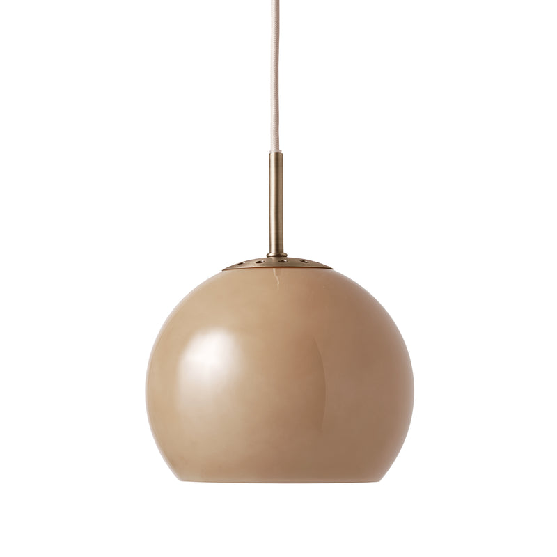 Frandsen - Ball Pendelleuchte Glas | Ø 25 cm / cappuccino