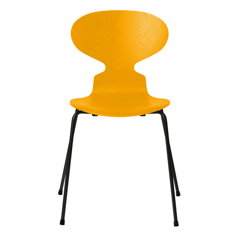 Fritz Hansen - Stuhl Ameise | true yellow / schwarz