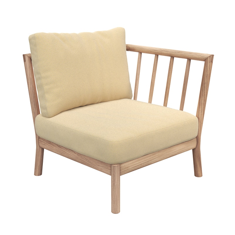 Fritz Hansen - Skagerak Tradition Outdoor Sofa | Endmodul / honiggelb