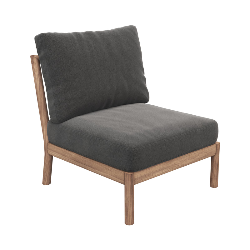 Fritz Hansen - Skagerak Tradition Outdoor Sofa | Mittelmodul / charcoal