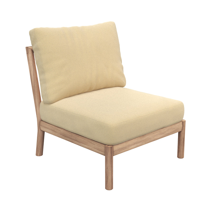 Fritz Hansen - Skagerak Tradition Outdoor Sofa | Mittelmodul / honiggelb