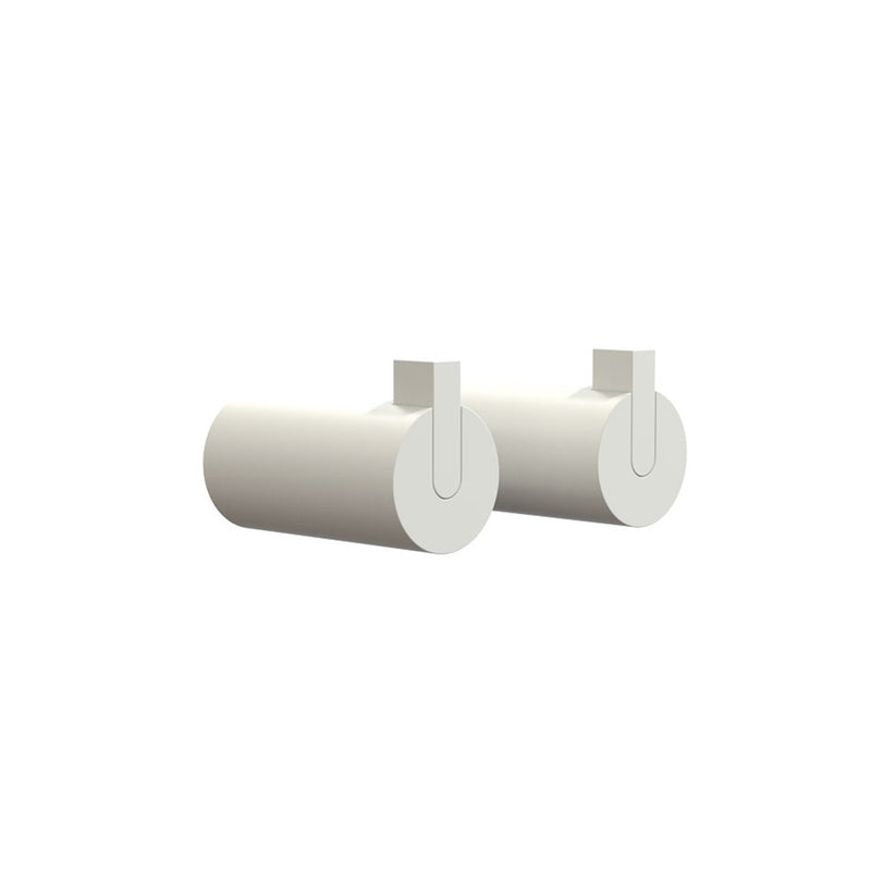 Frost - Nova 2 Wandhaken | Ø 25 x T 50 mm / weiß