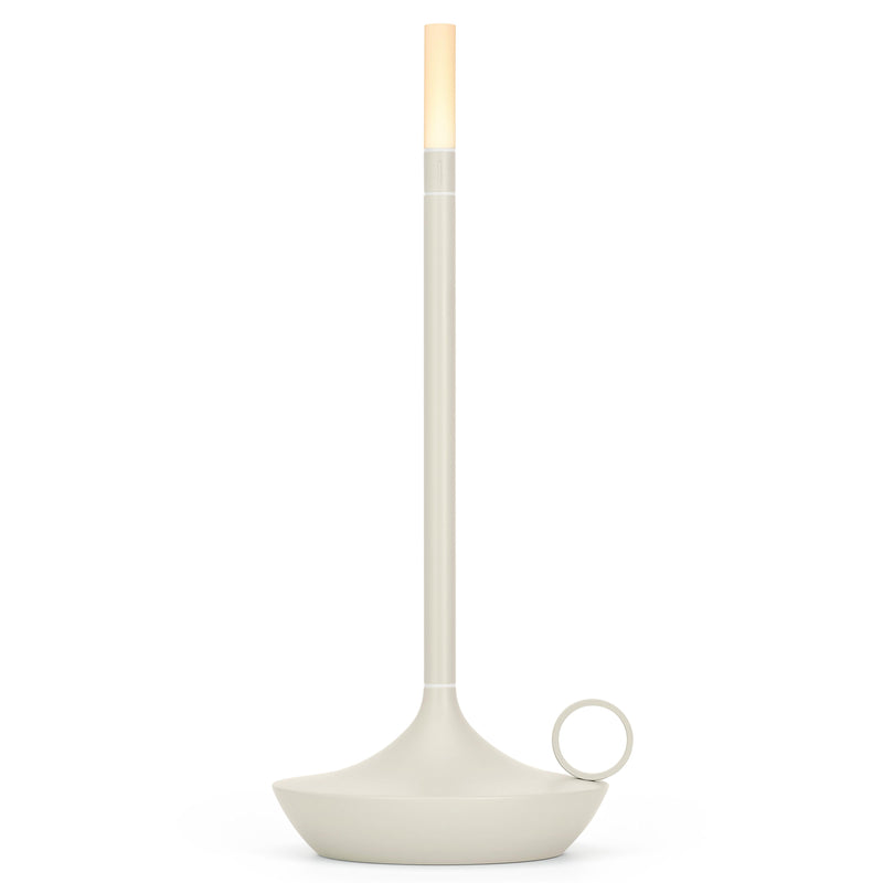 graypants - Wick LED Akkuleuchte | H 26 cm / mist grey