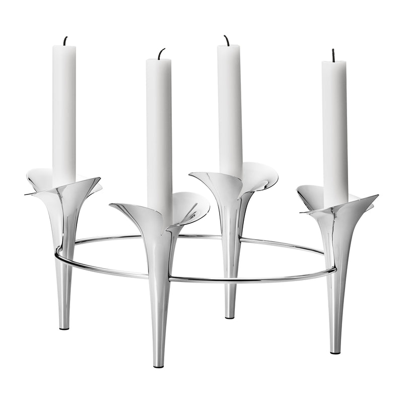 Georg Jensen - Bloom Botanica Kerzenständer | silber