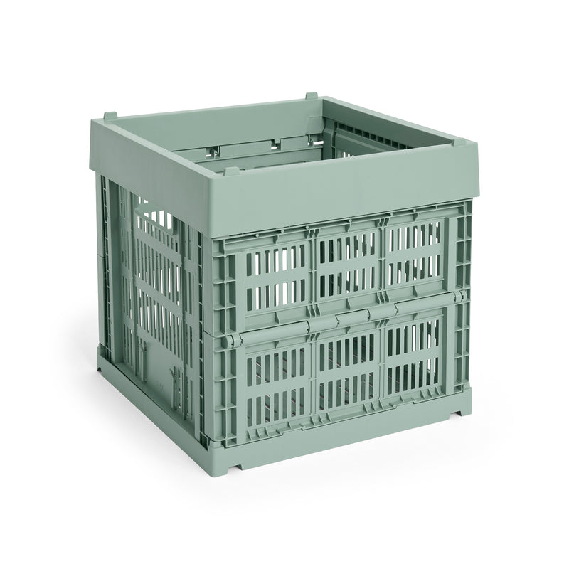 HAY - Colour Crate Korb Cube | sage green