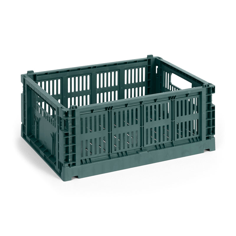 HAY - Colour Crate Korb M | dark grün