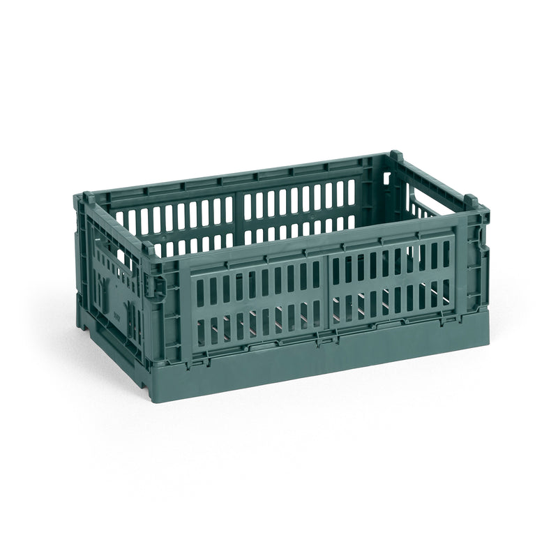 HAY - Colour Crate Korb S recycled | dark green