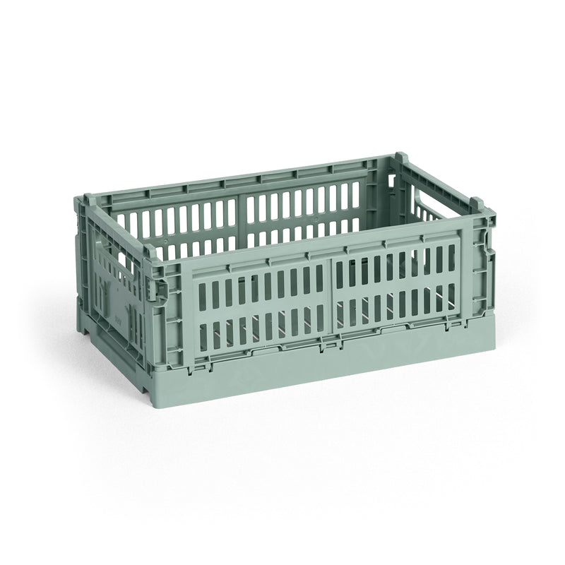 HAY - Colour Crate Korb S recycled | sage green