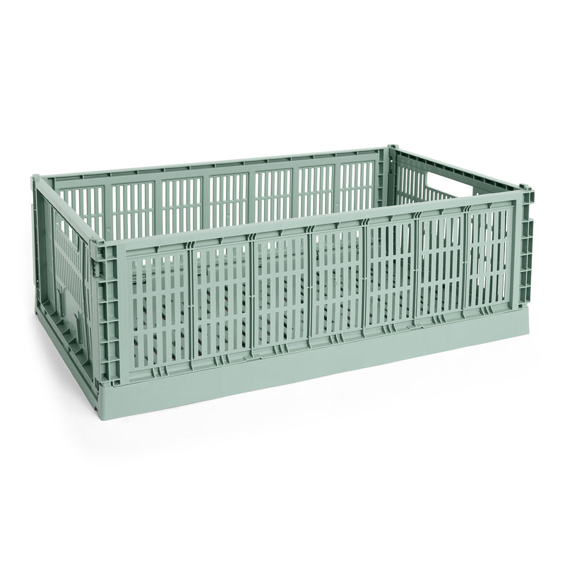 HAY - Colour Crate Korb XL recycled | sage green