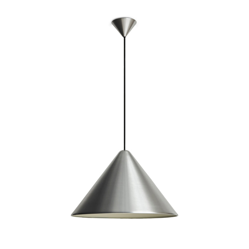 HAY - Compass Pendelleuchte | fix / Ø 43 cm / brushed aluminium