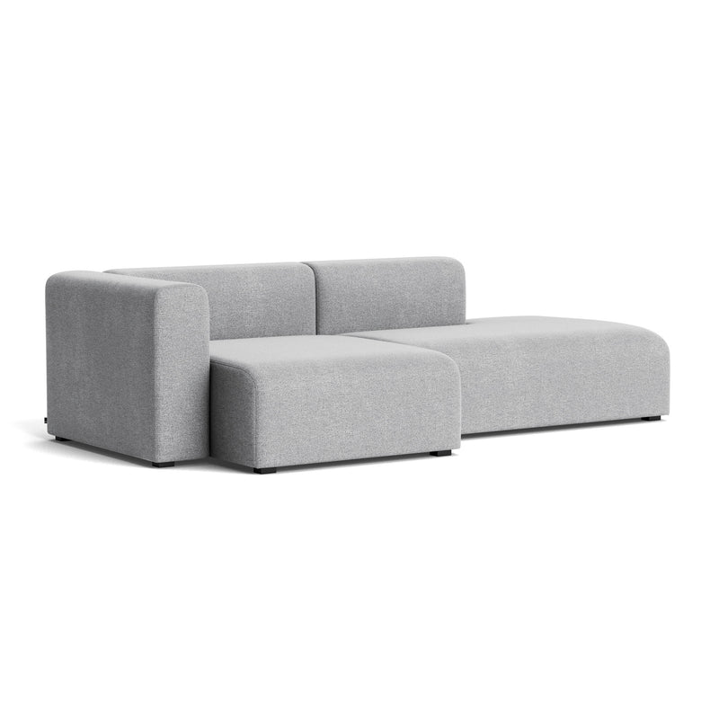 HAY - Mags Sofa 2,5-Sitzer | Kvadrat Hallingdal 65 hellgrau (130) / Armlehne links / Kombination 3