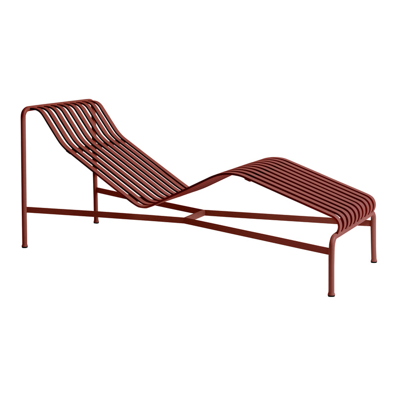 HAY - Palissade Chaise Longue Liegestuhl | eisenrot