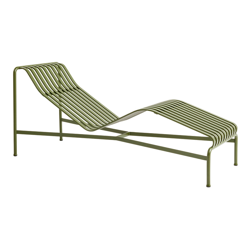 HAY - Palissade Chaise Longue Liegestuhl | olive
