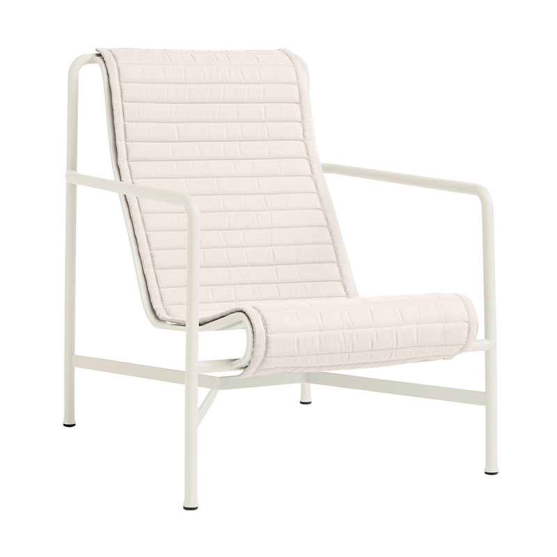 HAY - Palissade Quilted Cushion für Lounge Chair High | cremeweiiß