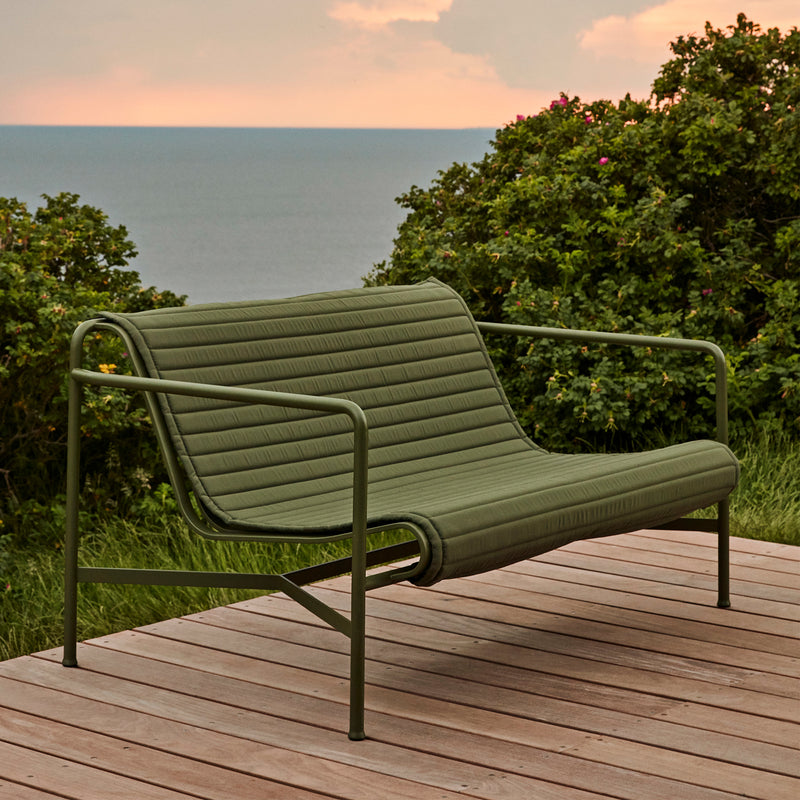 HAY - Palissade Quilted Cushion für Lounge Sofa | olive