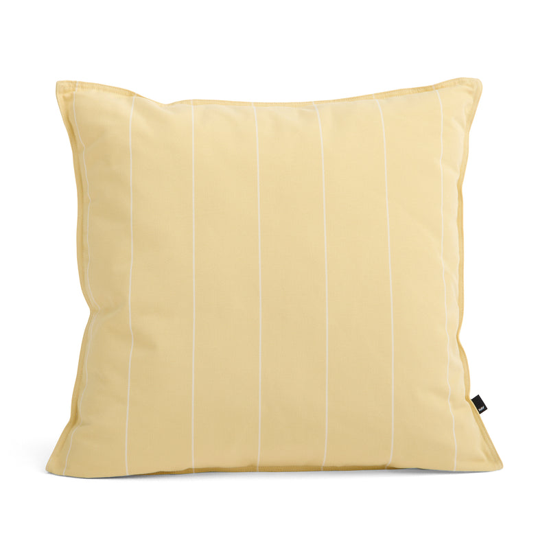 HAY - Terrazza Outdoor Kissen | 60 x 60 cm / yellow narrow stripe