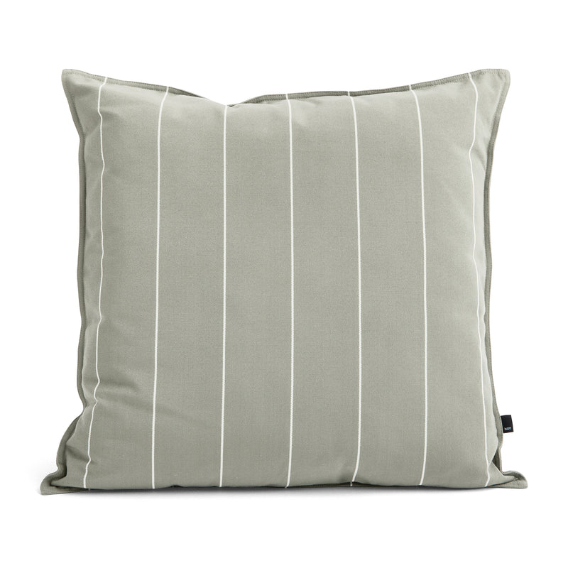 HAY - Terrazza Outdoor Kissen | 60 x 60 cm / grey narrow stripe