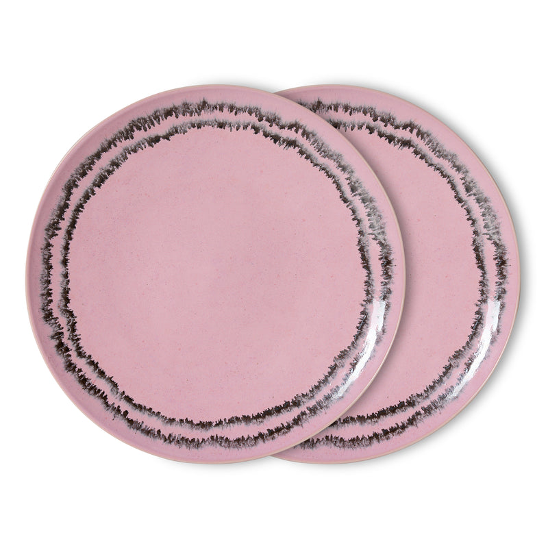 HKliving - 70's Teller Ø 27,5 cm (2er-Set) | bubble
