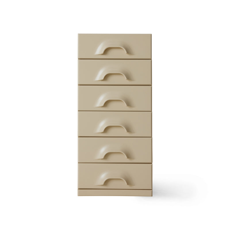 HKliving - Kommode | mit 6 Schubladen / cream