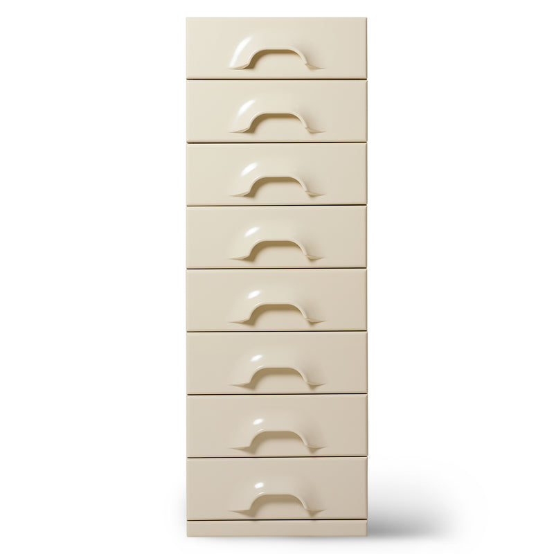 HKliving - Kommode | mit 8 Schubladen / cream