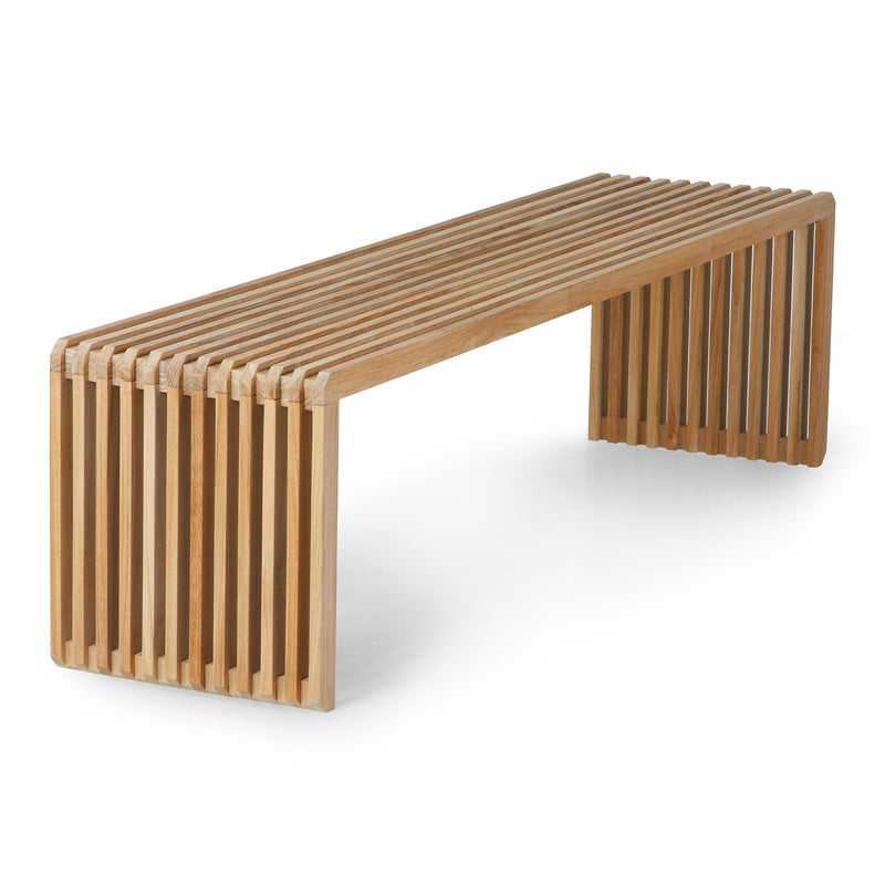 HKliving - Slatted Bank | 160 cm / Teak natur