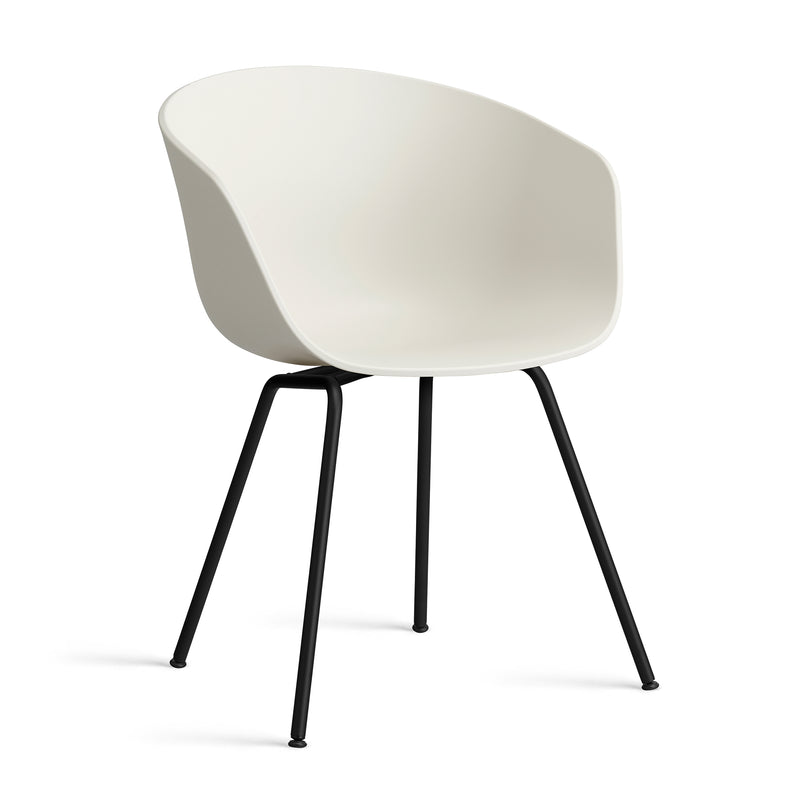 HAY - About A Chair AAC 26 | melange cream 2.0 / pulverbeschichtet schwarz