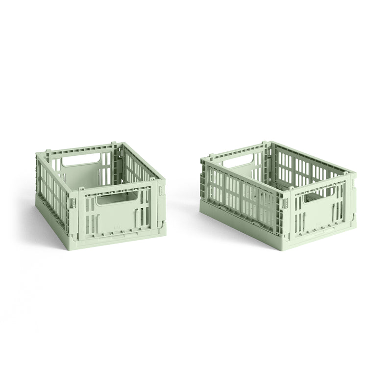 HAY - Colour Crate Korb Mini recycled | mint