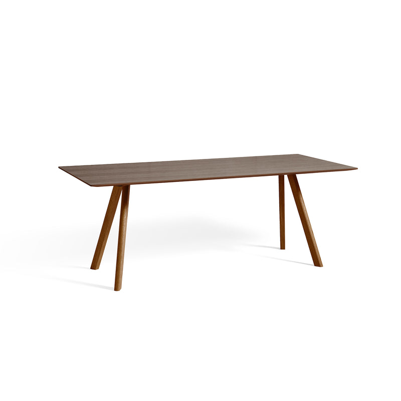 HAY - Copenhague CPH30 Esstisch | 200 x 90 cm / natur / Walnuss lackiert