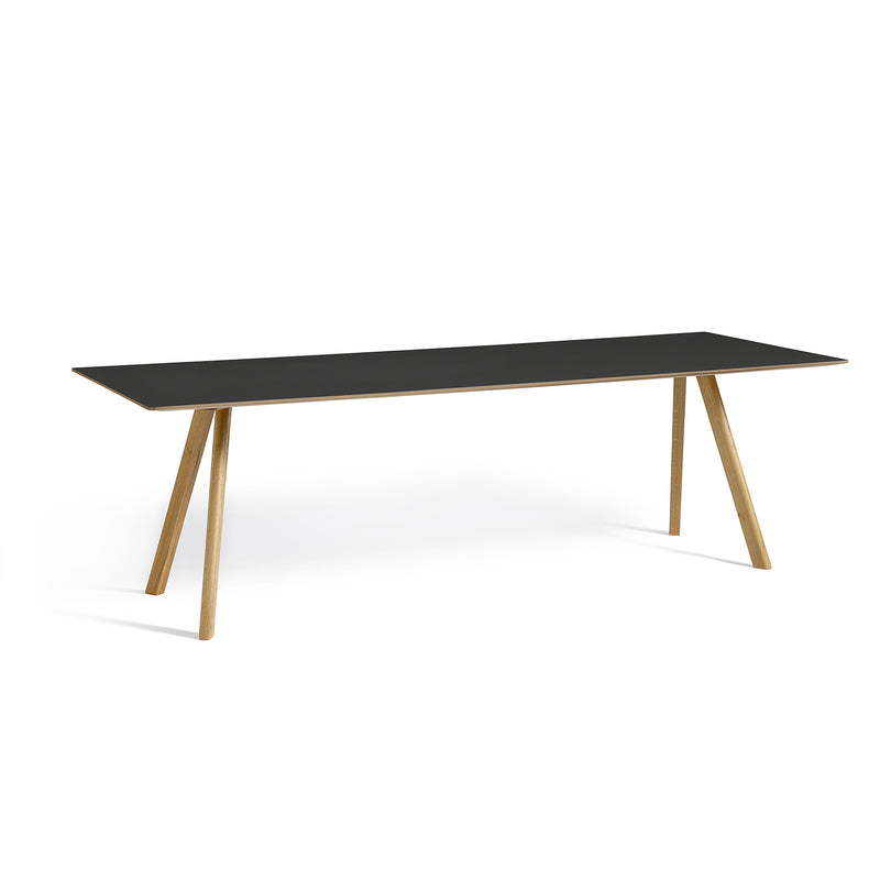 HAY - Copenhague CPH30 Esstisch | 250 x 90 cm / schwarz / Eiche lackiert