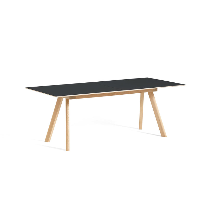 HAY - Copenhague CPH30 Esstisch (ausziehbar) | 160/310 x 80 cm / schwarz / Eiche matt lackiert