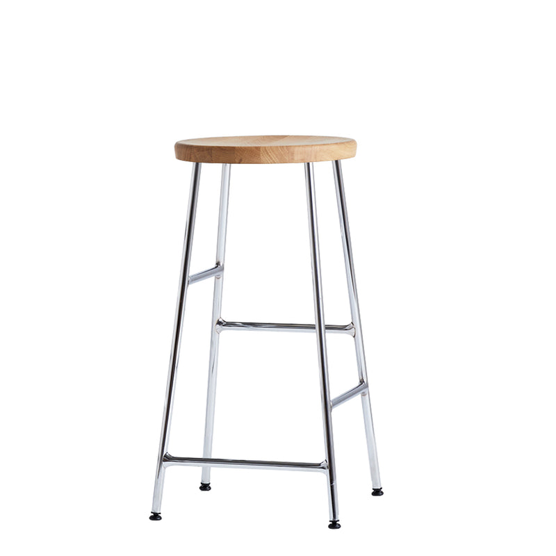 HAY - Cornet Barhocker | H 65 cm / Eiche geölt / chrom