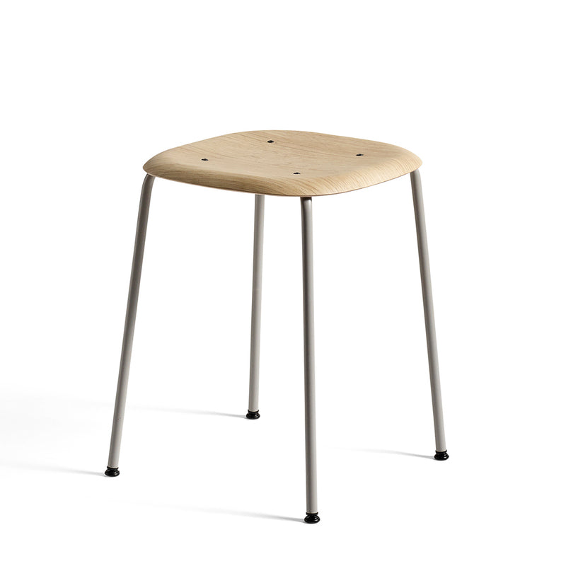 HAY - Soft Edge 70 Hocker | hellgrau