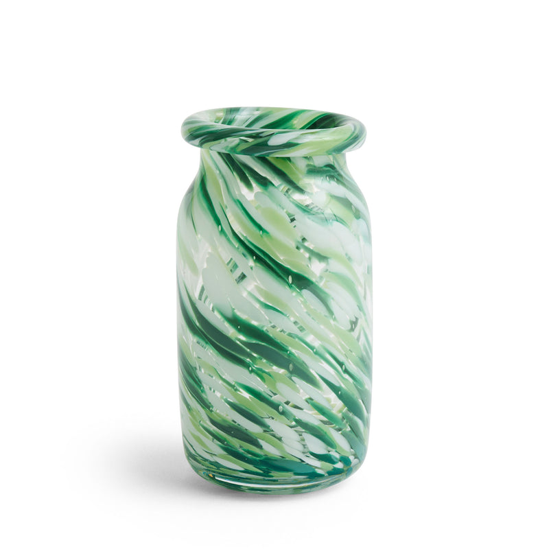 HAY - Splash Vase | S / green swirl