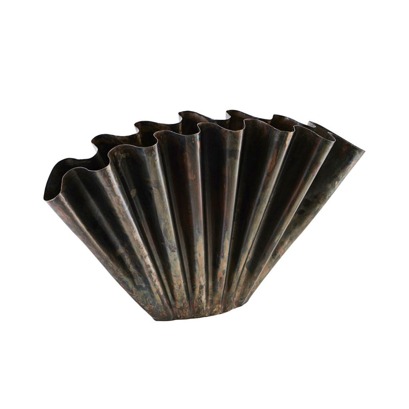 House Doctor - Flood Vase | 53,4 x H 30 cm / antikbraun