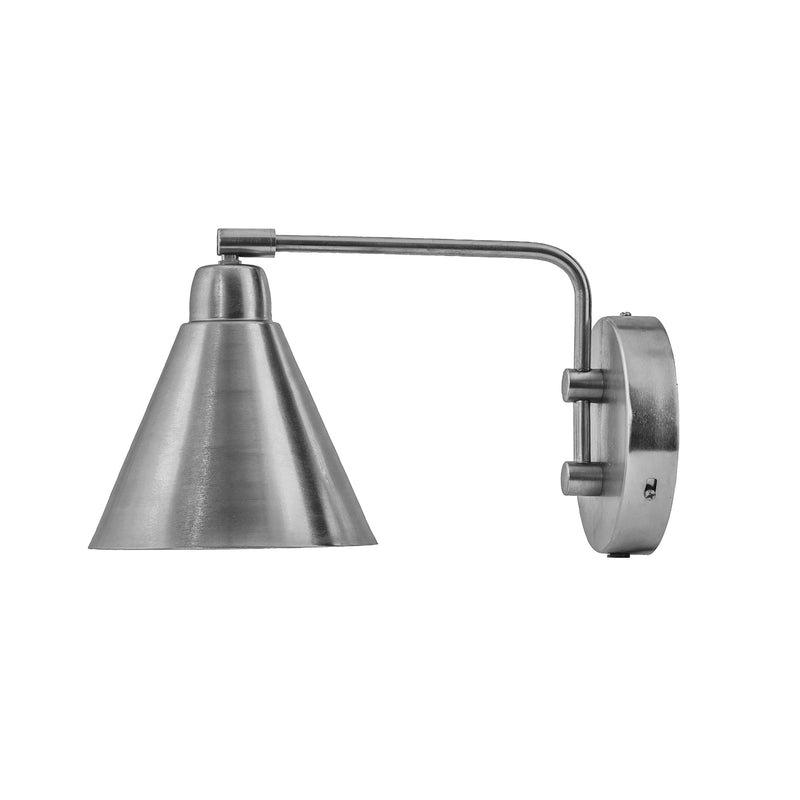 House Doctor - Game Wandleuchte | L 30 cm / silber-finish gebürstet